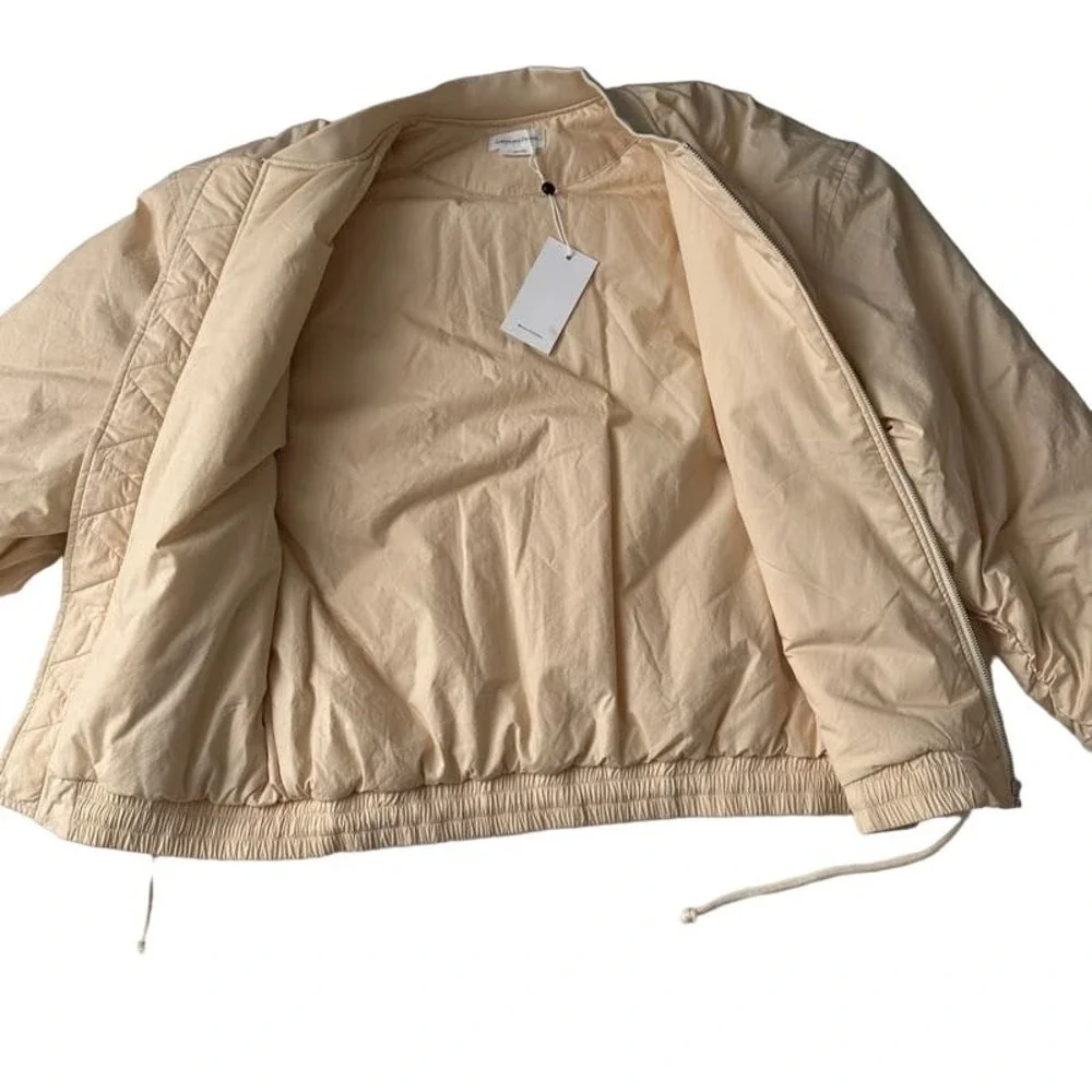 Lovers Friends x Lindsi Lane Revolve NWT Wren Zip Bomber Jacket Macadamia S‎